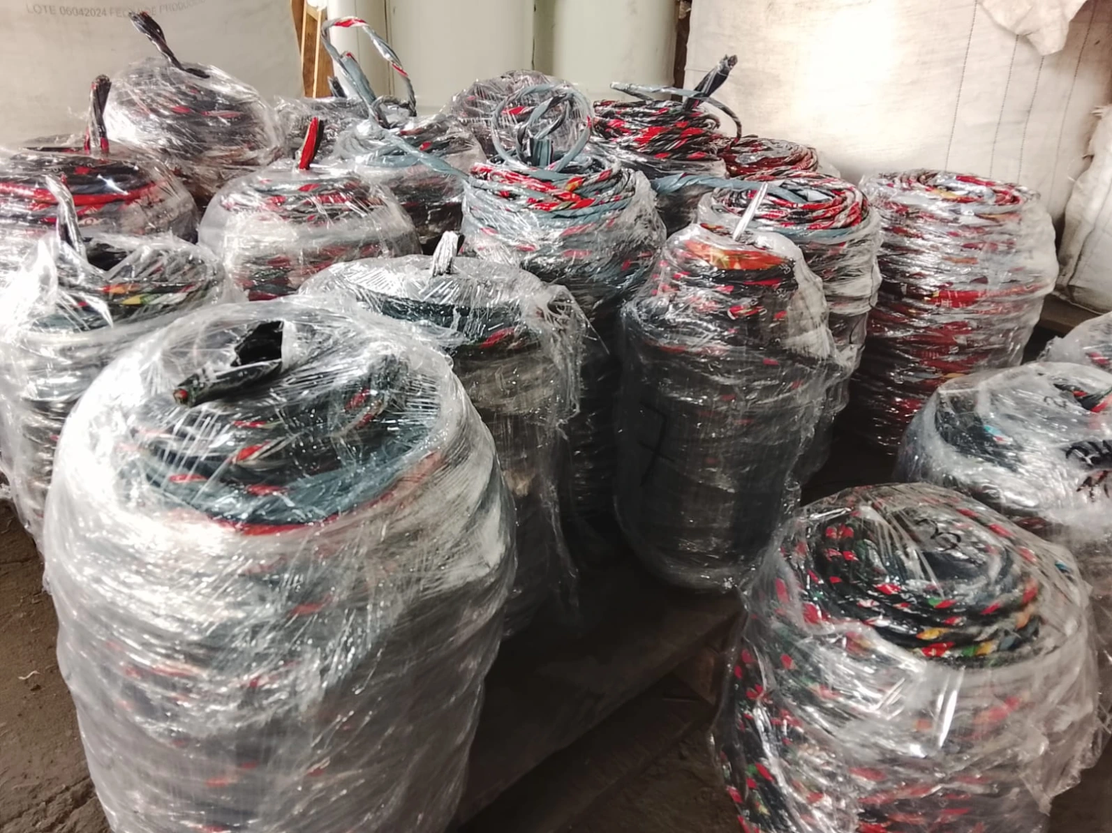 Piolas con bobina reciclada